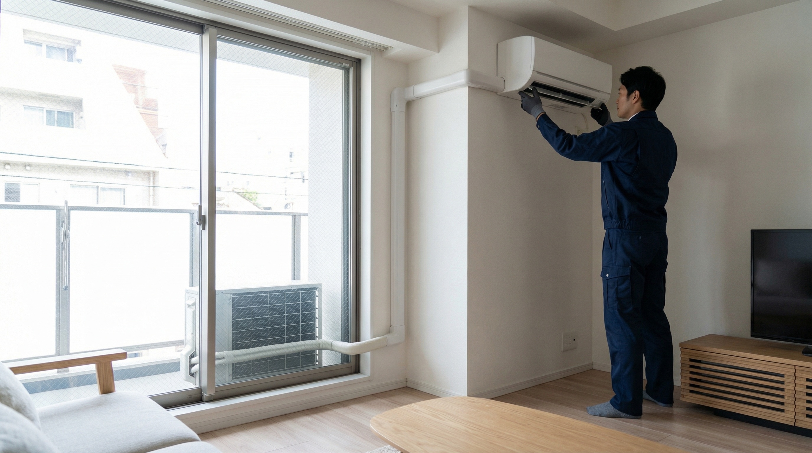 エアコン取付