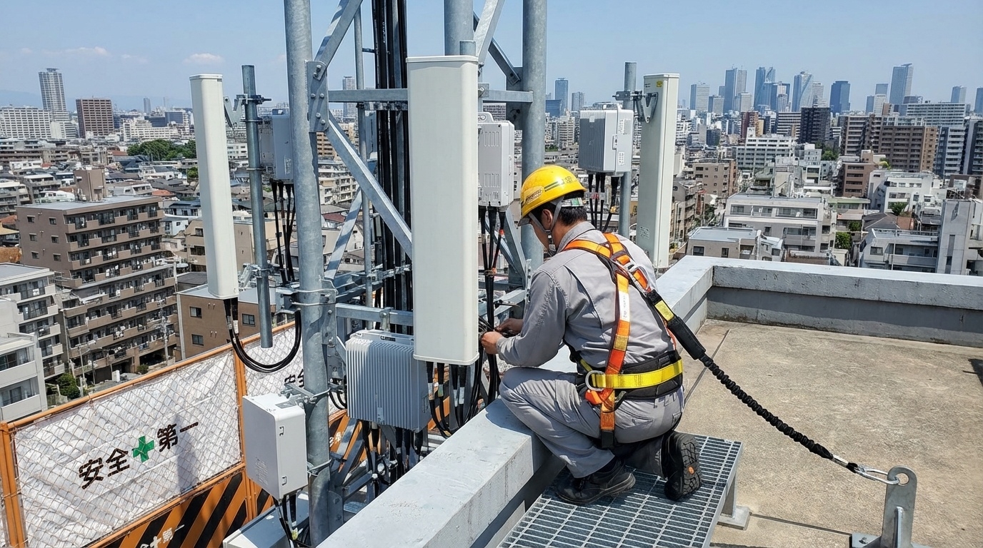 携帯基地局工事